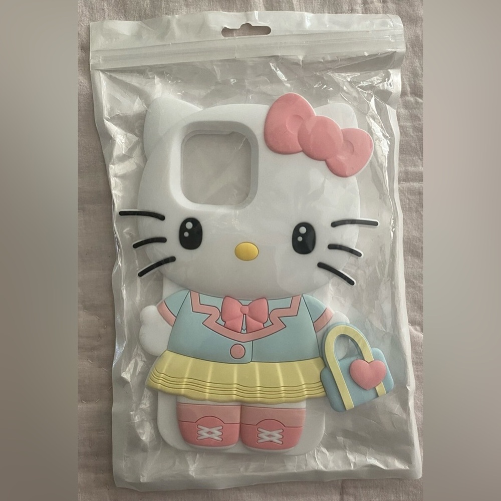 Cute 3D Hello Kitty for iPhone 12 Pro Max Silicone Phone Case Cover NEW